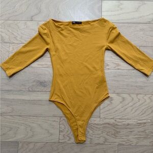 Zara 3/4 sleeve bodysuit